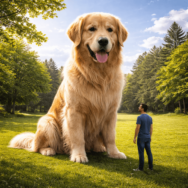 dog bigger than a person