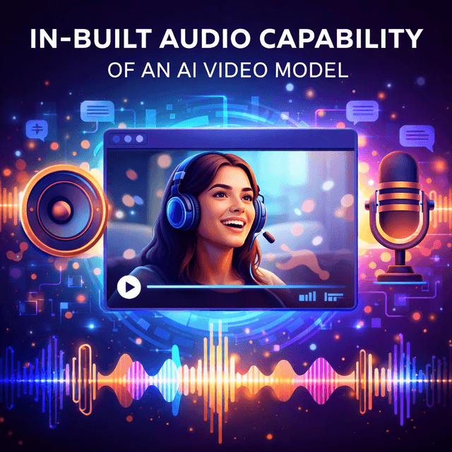 in built audio capability example of a video model