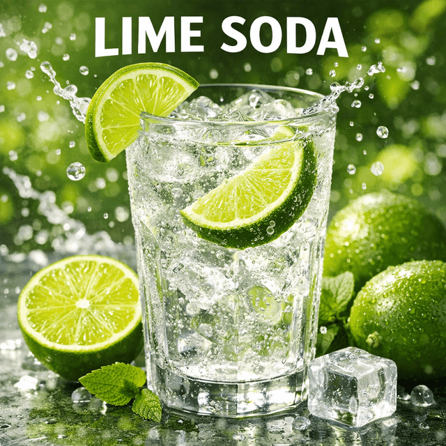 Advertisement for a lime soda
