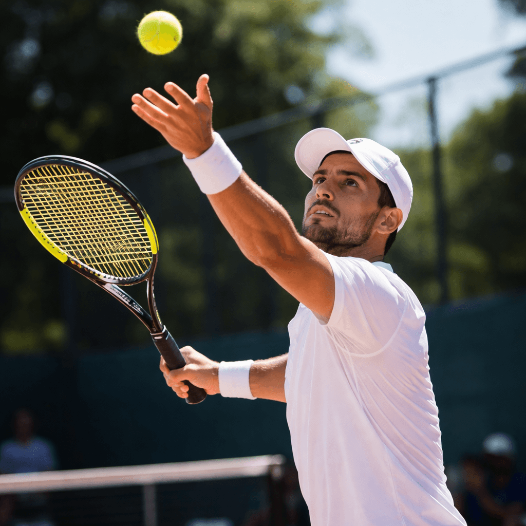 ai realistic motion of tennis player
